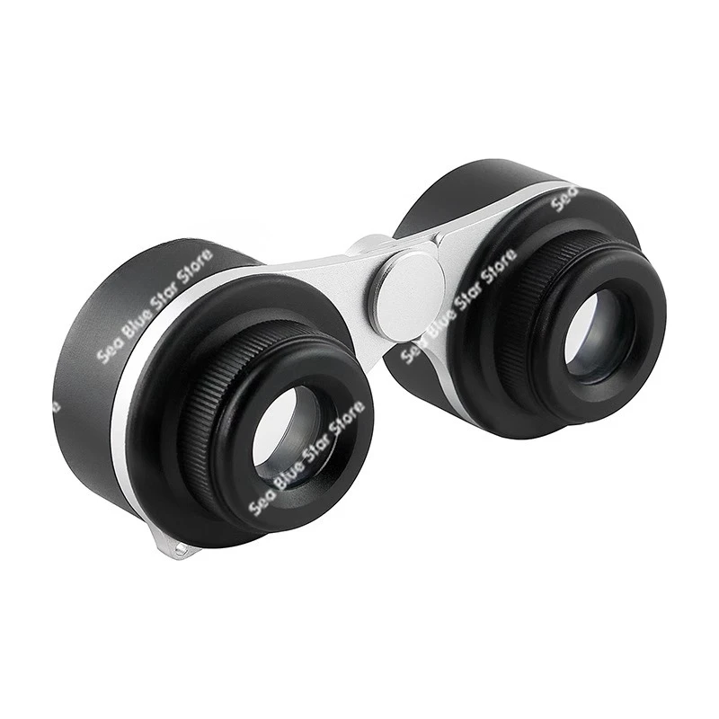 High definition portable telescope full optical lens binocular 3x50 stargazing mirror 2x40 museum mirror constellation mirror