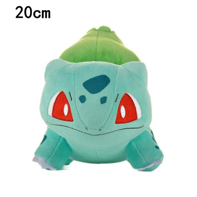 2025 Schattige Pikachu knuffel Pokemon Charmander Squirtle Bulbasaur gevulde pop Eevee Scorbunny Gengar Snorlax kerstcadeaus. - afbeelding 1