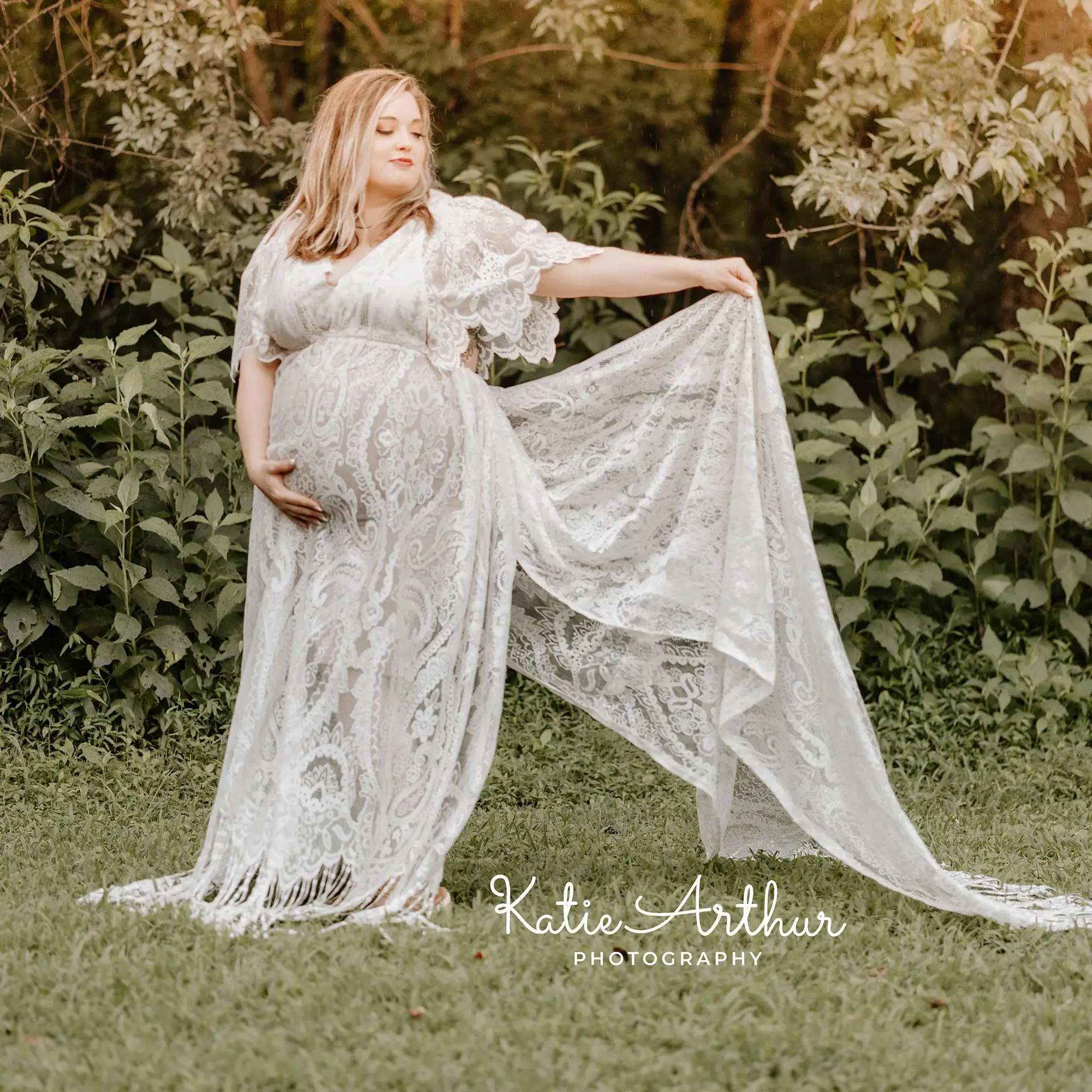 

Платье Don & Judy для беременных, большая юбка с подолом, винтажные длинные платья с кисточками для детского душа для беременных женщин