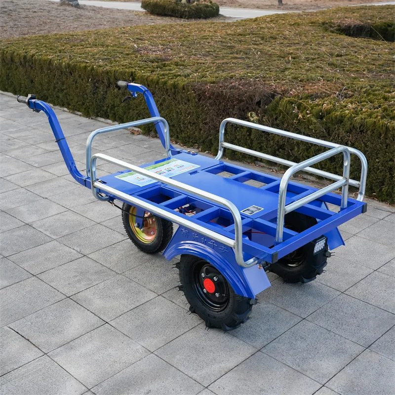 

High Quality Compact Three-Wheeled Electric Cart Heavy Duty Iron Dolly For Retail Stores Good Quality Electric Hand Truck