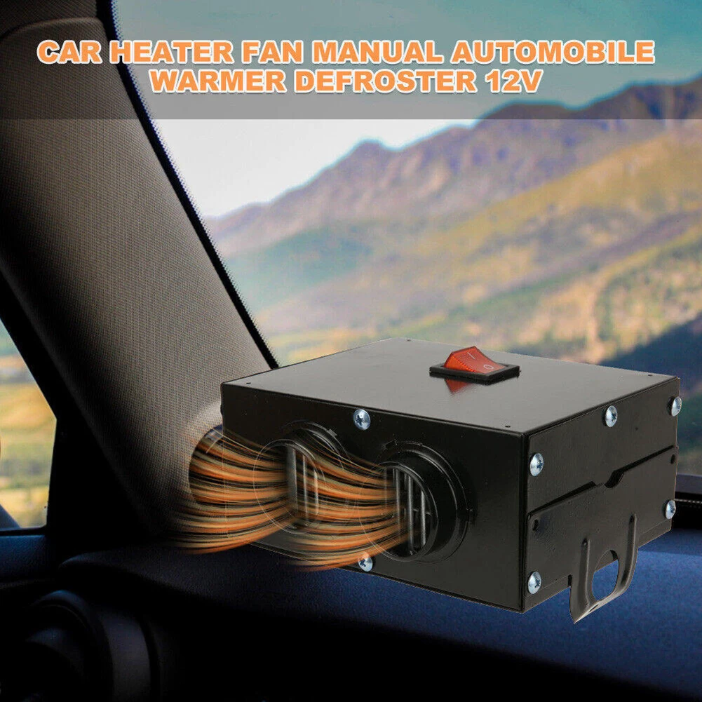 

800w Car Defogging Demister 4 Holes Adjustable Car Defogger For Car Truck SUV