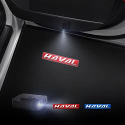 Luces de bienvenida para puerta de coche, proyector láser con detección inalámbrica de logotipo, para Great Wall, Haval, Dargo, H6, H2, H5, H7, H8, H9, F7, Jolion M4, 1/2 piezas