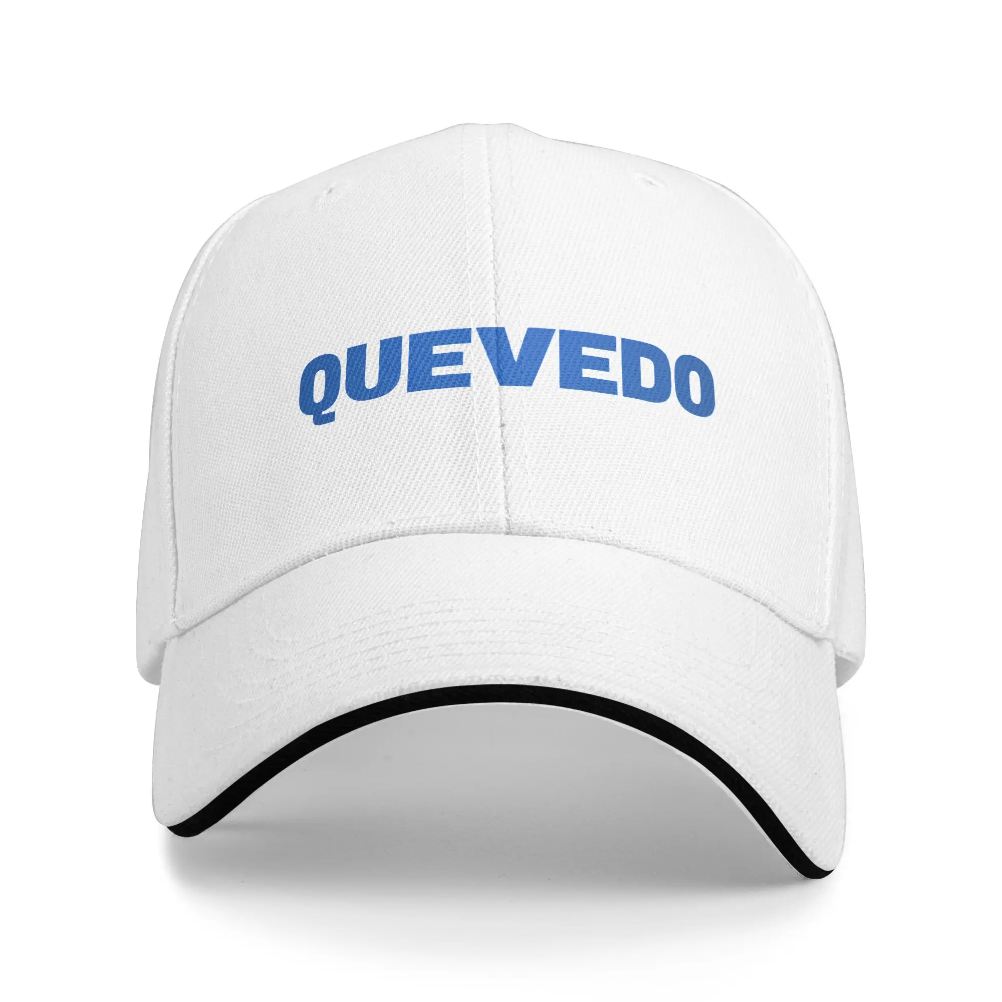 Quevedo Blue Bubble Drip Bold Letter Logo Baseball Cap Unisex Men Hip Hop Hats Sunscreen Hunting Camping Snapback Cap Present