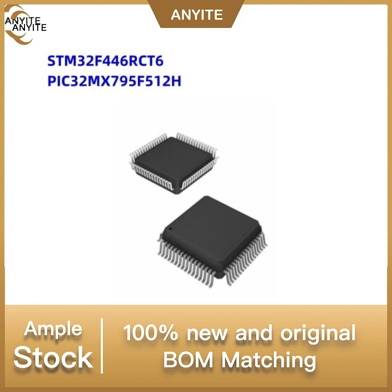 

10Pcs/Lot STM32F446RCT6 STM32F446 RCT6 PIC32MX795F512H-80I/PT PIC32MX795F512H QFP-64