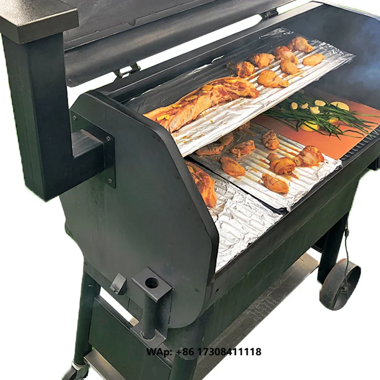 Professional OEM Custom Florabest Iron BBQ Grill Pellet Smoker Remote Control Upgrade Temperature Control for Camping Garden