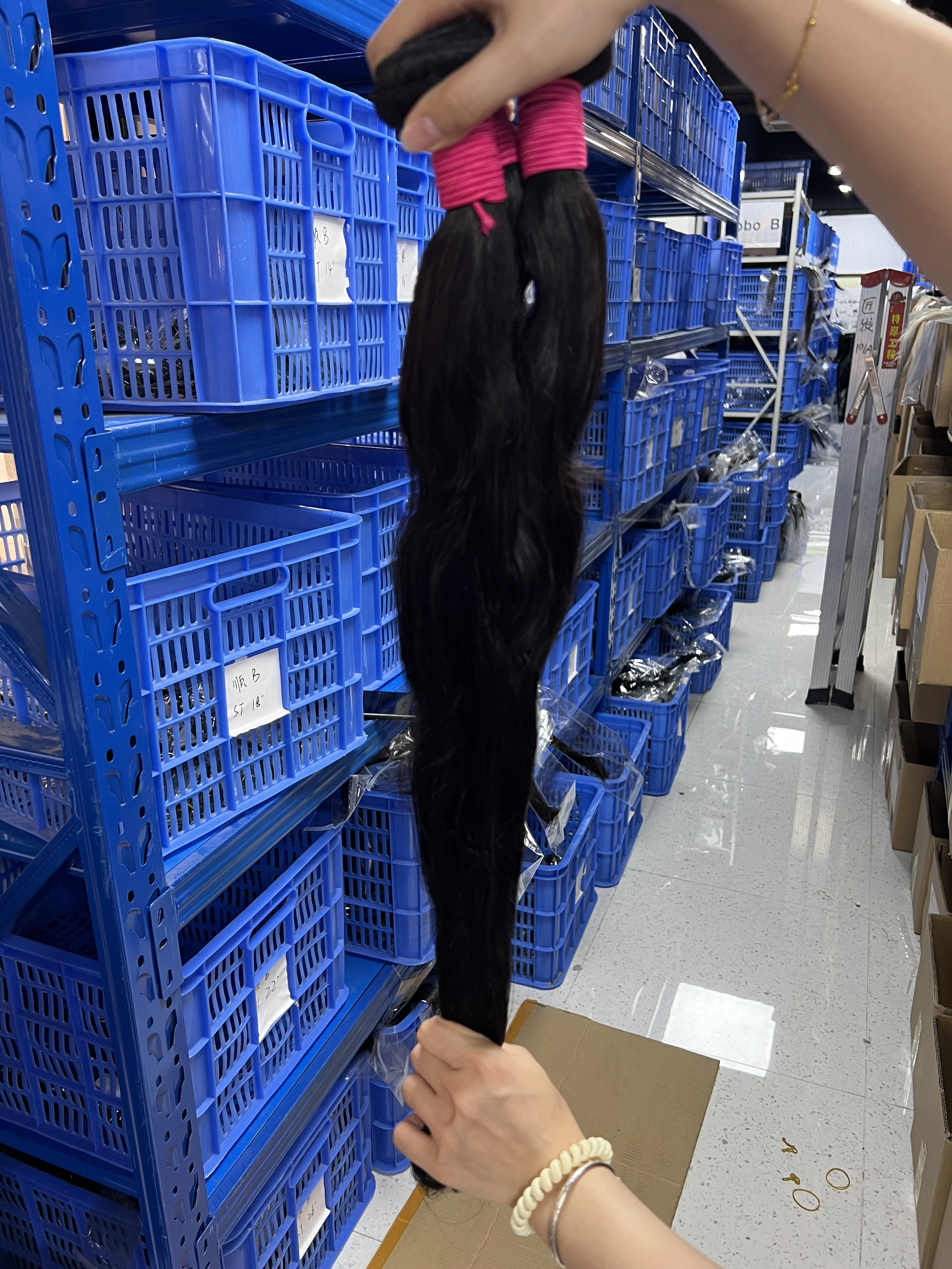 خصلات شعر مموج برازيلي ، شعر ريمي ، خصلات مموجة ، أسود طبيعي ، 14-30 "، 1 ، 3 ، 4 وصلات