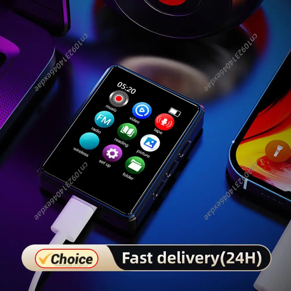 

Музыкальные плееры MP3/MP4 Walkman, совместимые с Bluetooth, Hi-Fi музыкальный плеер со встроенным динамиком, 128 ГБ, 1,77 дюйма, для ежедневного использования студентами