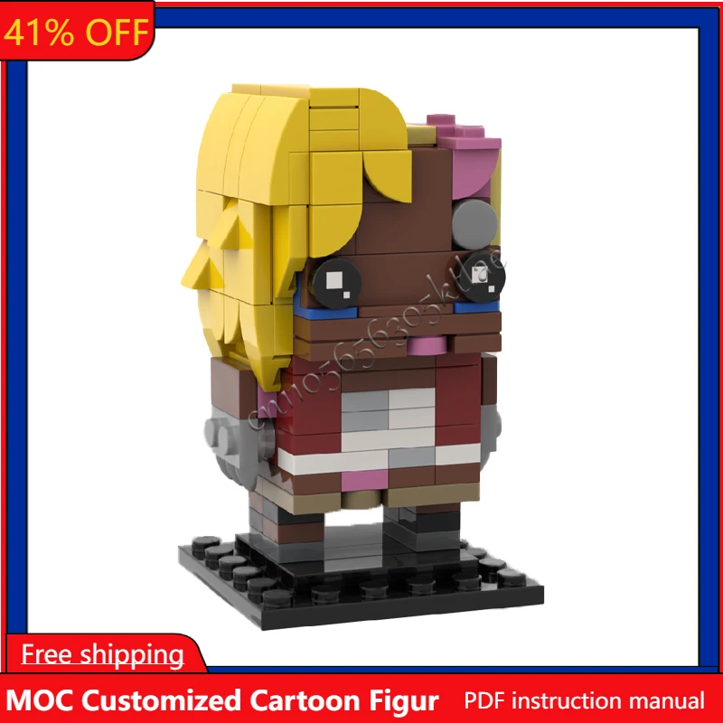 

153 PCS MOC Famous Rain Animation Figures Series Brickheaded Models Sets DIY Creative Bricks Assembly Toy Kids Gifts Collection