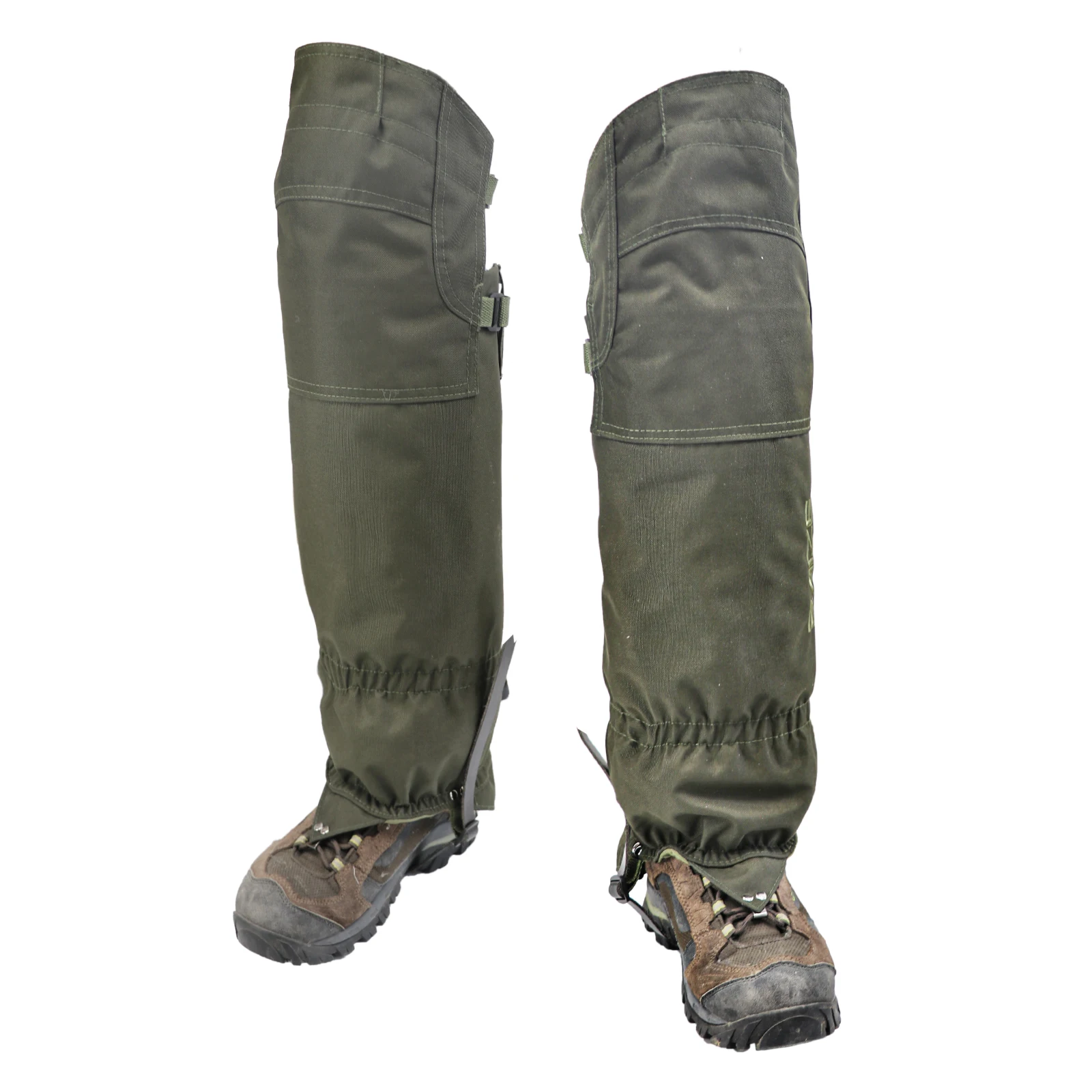 Taktische Beinmanschetten Wasserdichter Oxford-Stoff Knie-Beinschutz Reißfest Verstellbar Atmungsaktiv Outdoor-Schuhüberzug für die Jagd – Detail 1