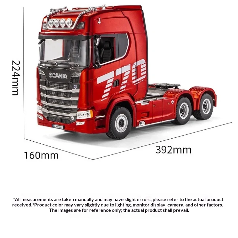 Huina 1501 1/18 19‑CH RC Alloy Tractor Truck 2.4G Remote‑Control Engineering Vehicle With Light‑Sound for Hobby Model Lovers