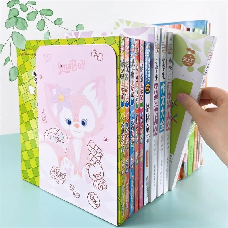 2pcs Sanrio L-shaped book stand ins cute girl heart book stand divider kuromi Melody cartoon book board creative student reading