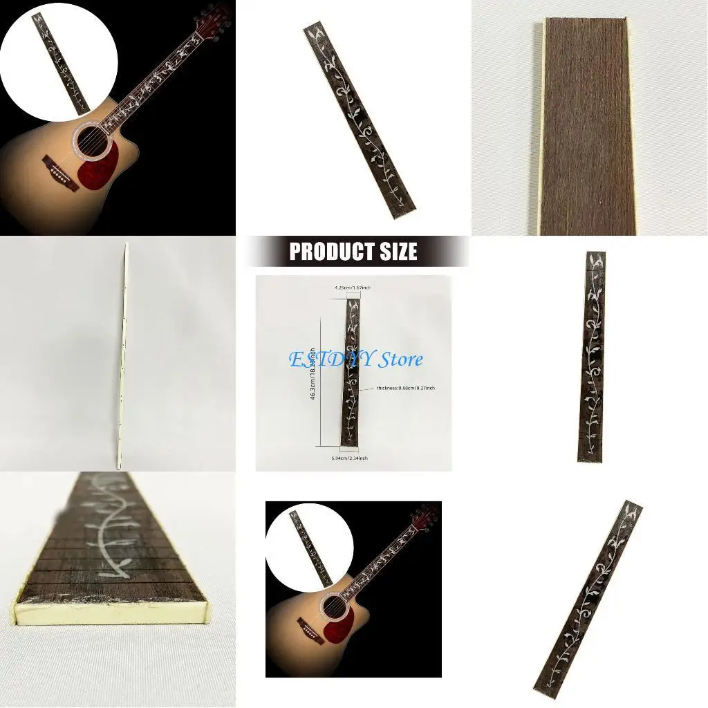 

G6DE Acoustic Guitar Featuring Exquisites Tree of Lifes Inlay and Premium Rosewood Fingerboard for Artistic Warm Tones