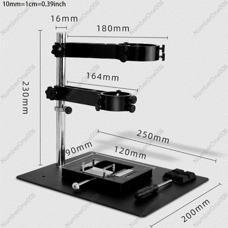 O50 Durable Hot Air Heat Gun Clamp Bracket Holder Stand Prefect Workstation for Professionals Easy Operation Accurate