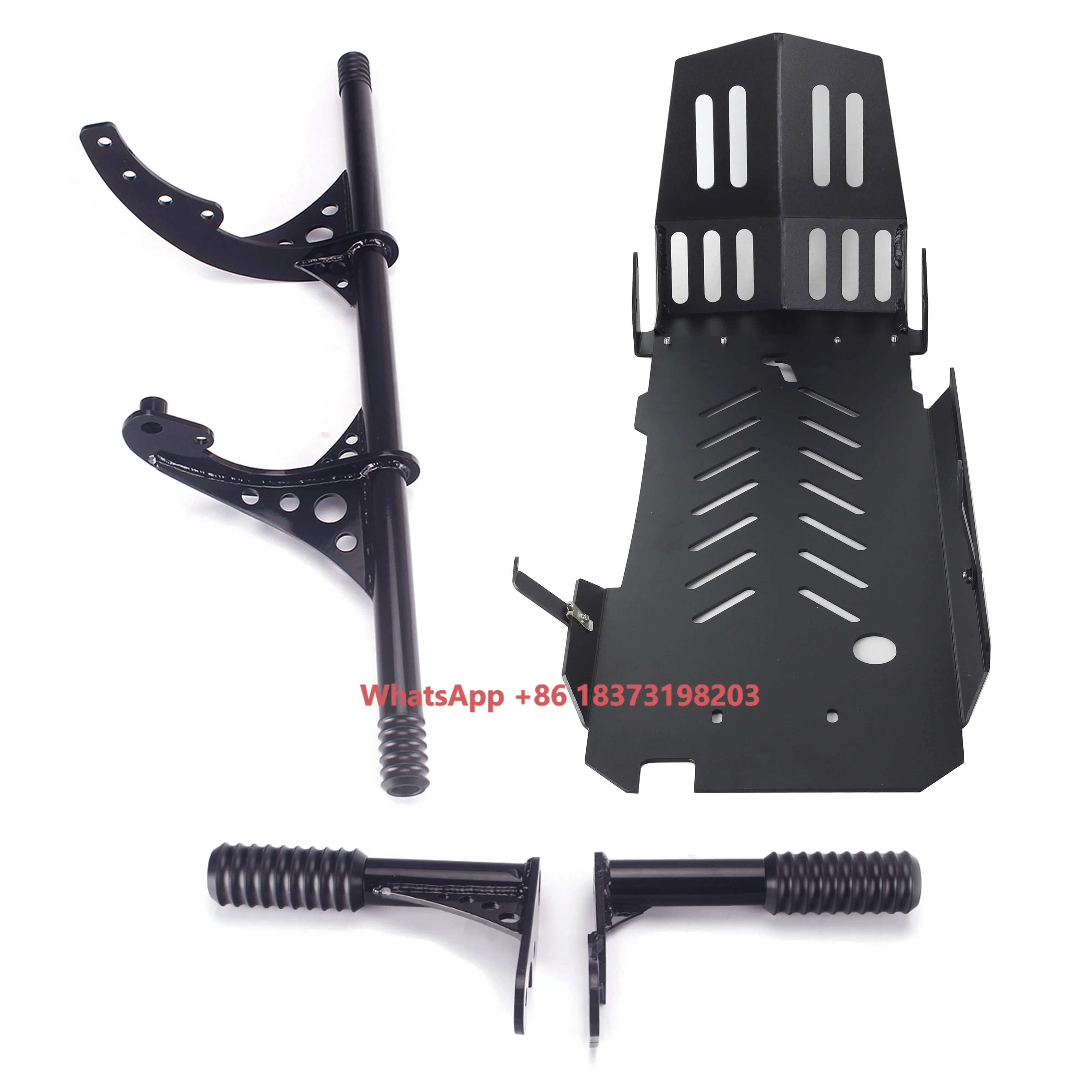 

Highway Engine Guard Crash Bar + Skid Plate + Frame Slider Kit for Harley Softail FXLR FXLRS FXBB FXBBS Low Rider ST FXST 18-23