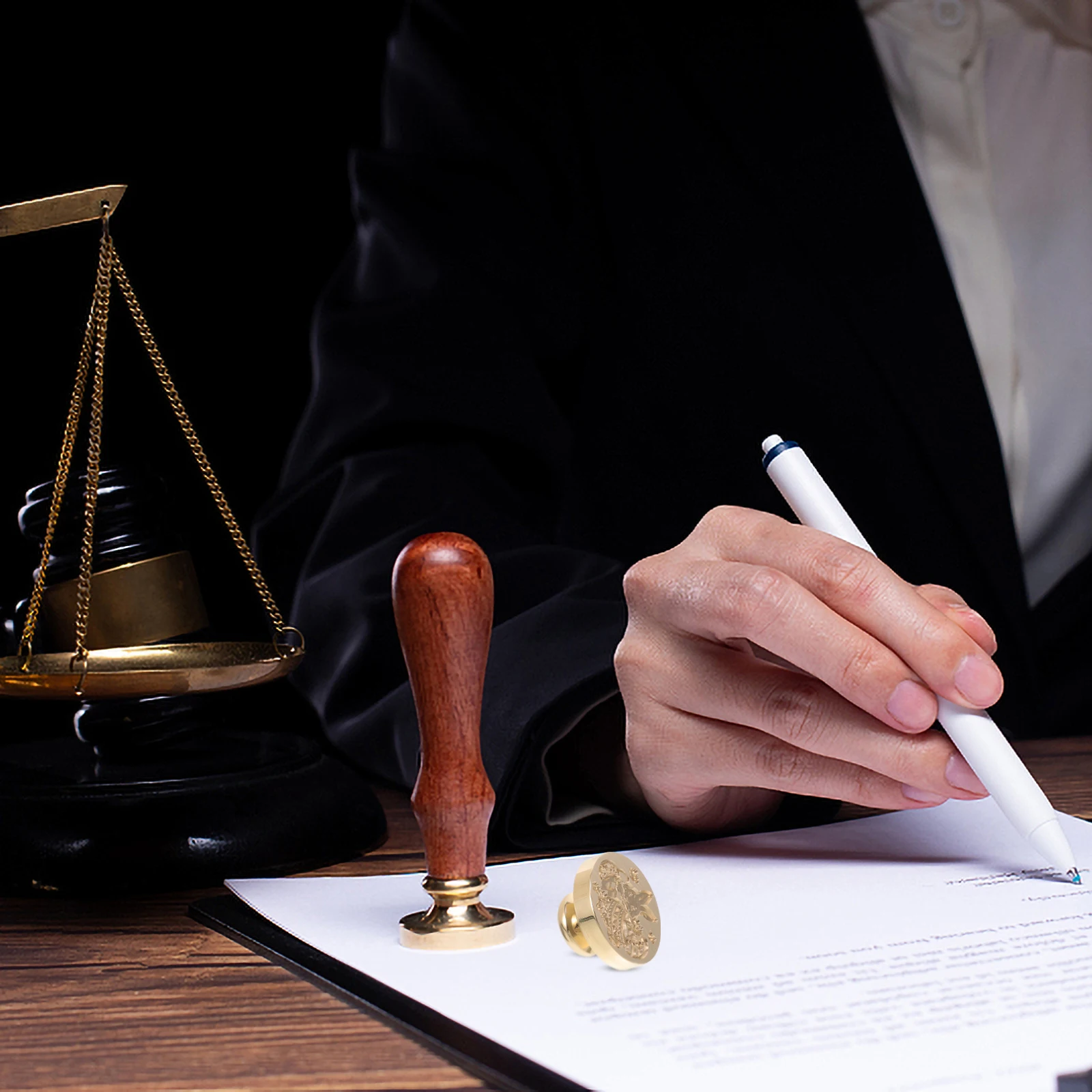 

Wax Seal Head Metal Stamping Small Stamp for DIY Sealer Heads Letter Envelope Wax Sealing Craft Gift