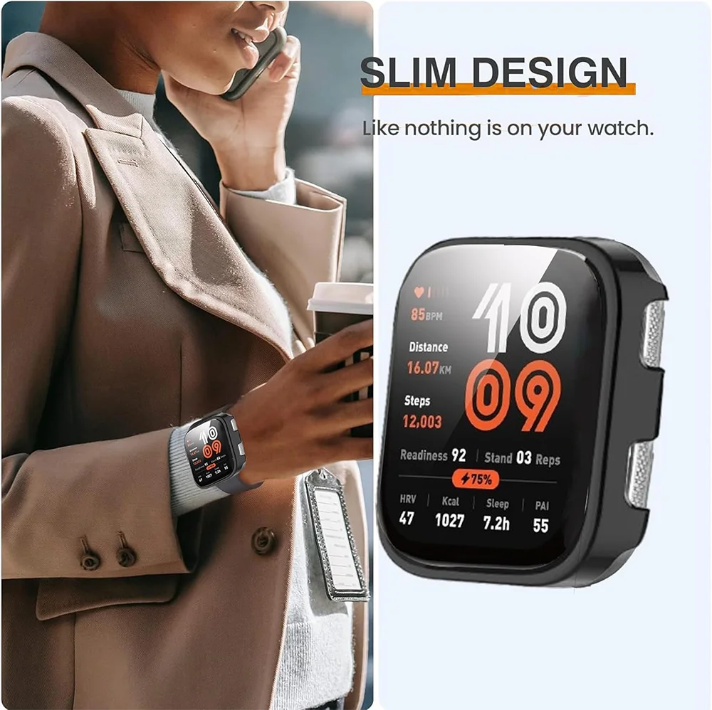 Custodia in vetro HD + PC rigi - Amazfit Smartwatch Accessories recensione e prezzo