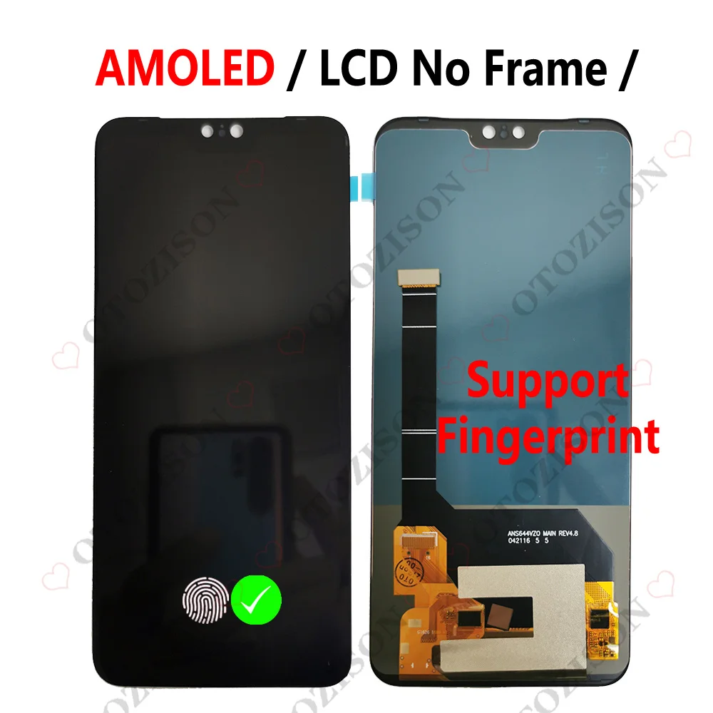 For Vivo V23 5G LCD Touch Panel Display V2130 V2303 LCD Screen Digitizer Sensor Assembly Replacement V23 5G LCD Replacement
