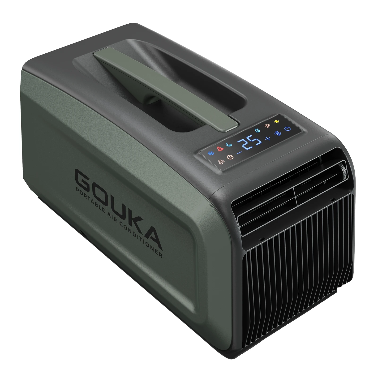 GOUKA 6100 BTU 6-in-1 Portable Air Conditioner with Cooling & Heating, Fixed Frequency Mobile AC for RV, Camping and Office