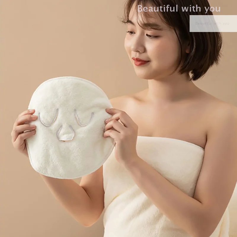 

New Hot Compress Towel Long Staple Cotton Wet Compress Face Towel Opens Skin Pore Hot Compress Face Towel Facial Skin Care