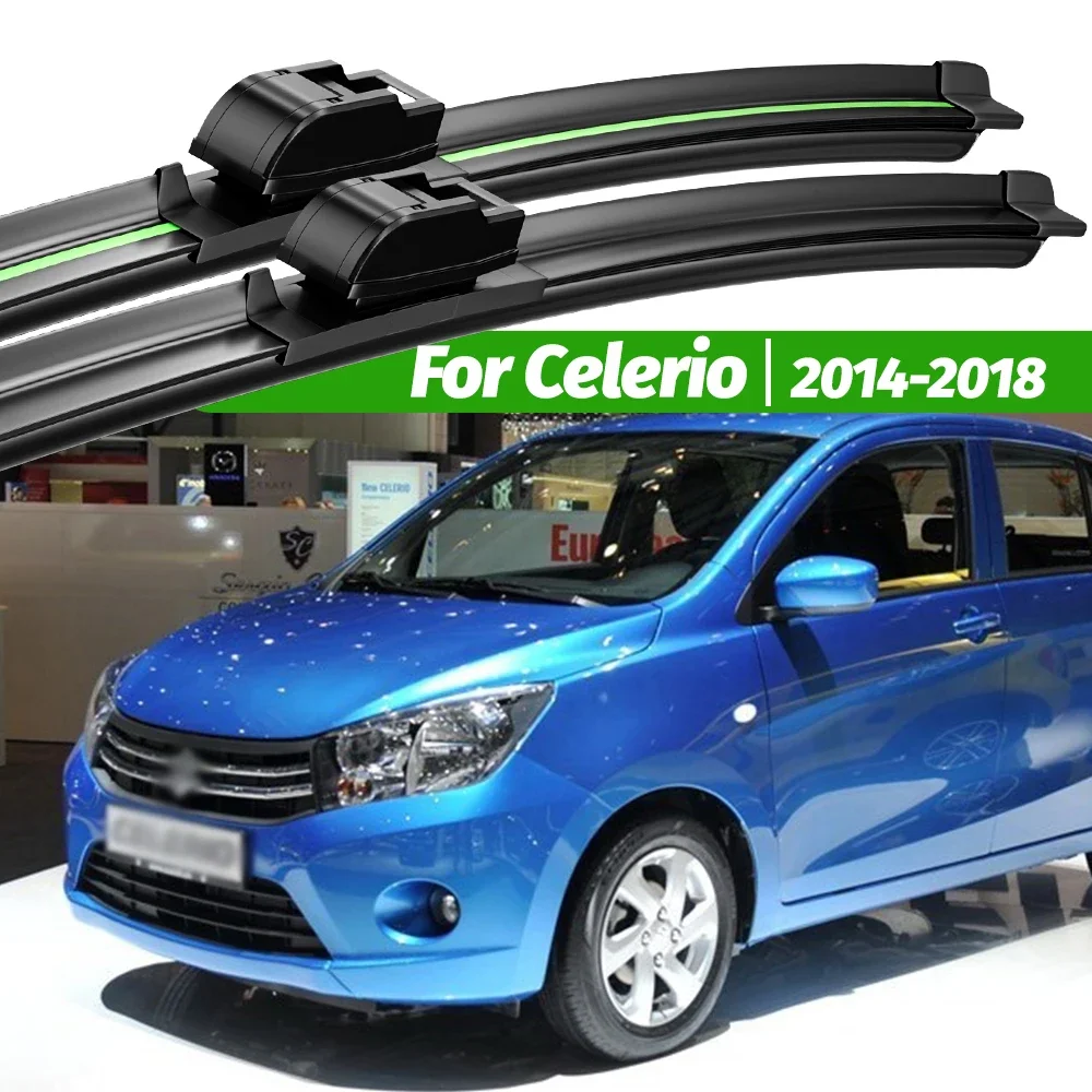 

For Suzuki Celerio 2014-2018 2pcs Front Windshield Wiper Blades 2015 2016 2017 Windscreen Window Accessories