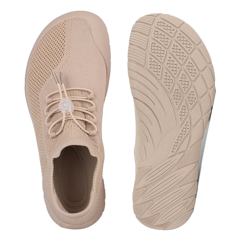Unisex Minimalist Barefoot Shoes Lightweight Breathable Wide Toe Sneakers for Outdoor Casual Walking