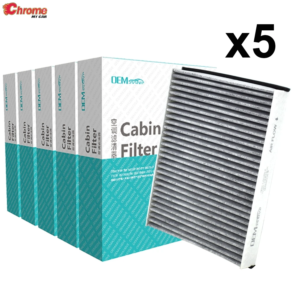 

5x Car Accessories Pollen Cabin Air Conditioning Filter For Ford C-Max 2 Escape Kuga Focus 3 Volvo V40 2014 2015 2016 2017 2018