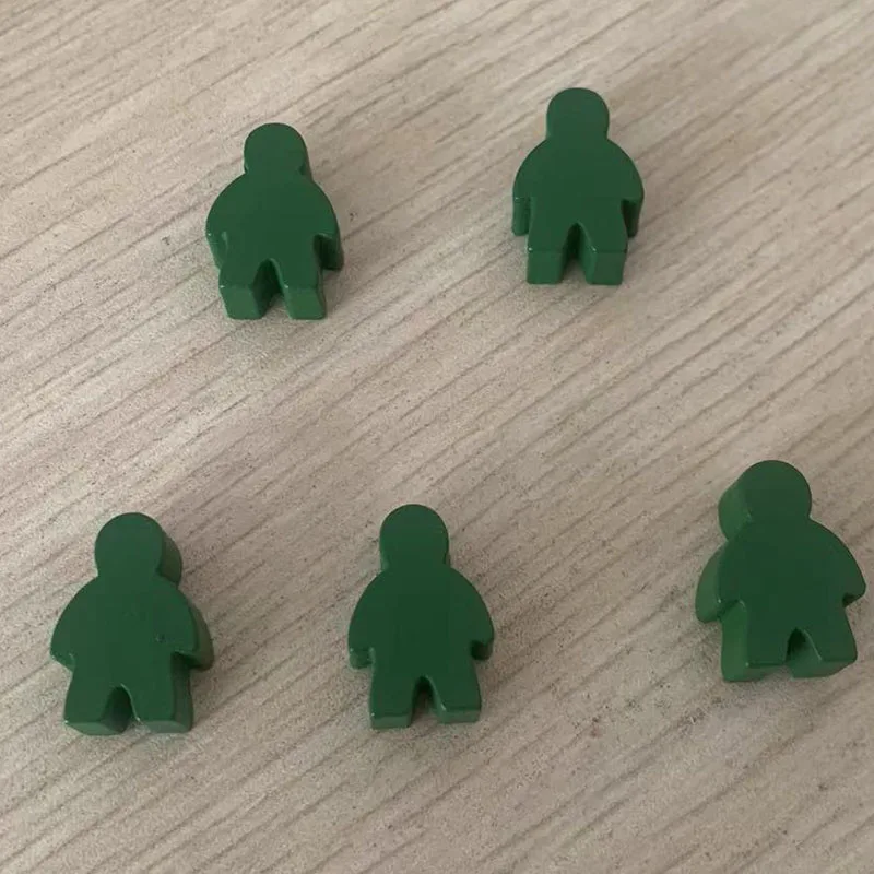 5 pcs/set Humanoid Wooden Chess  Board Game Accessories image 4