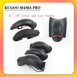 8/10 Inch Electric Scooter Fender With Taillight Scooter Wings Rear Mud Guard Support Protection Kugoo M4 Kick Scooter Fenders