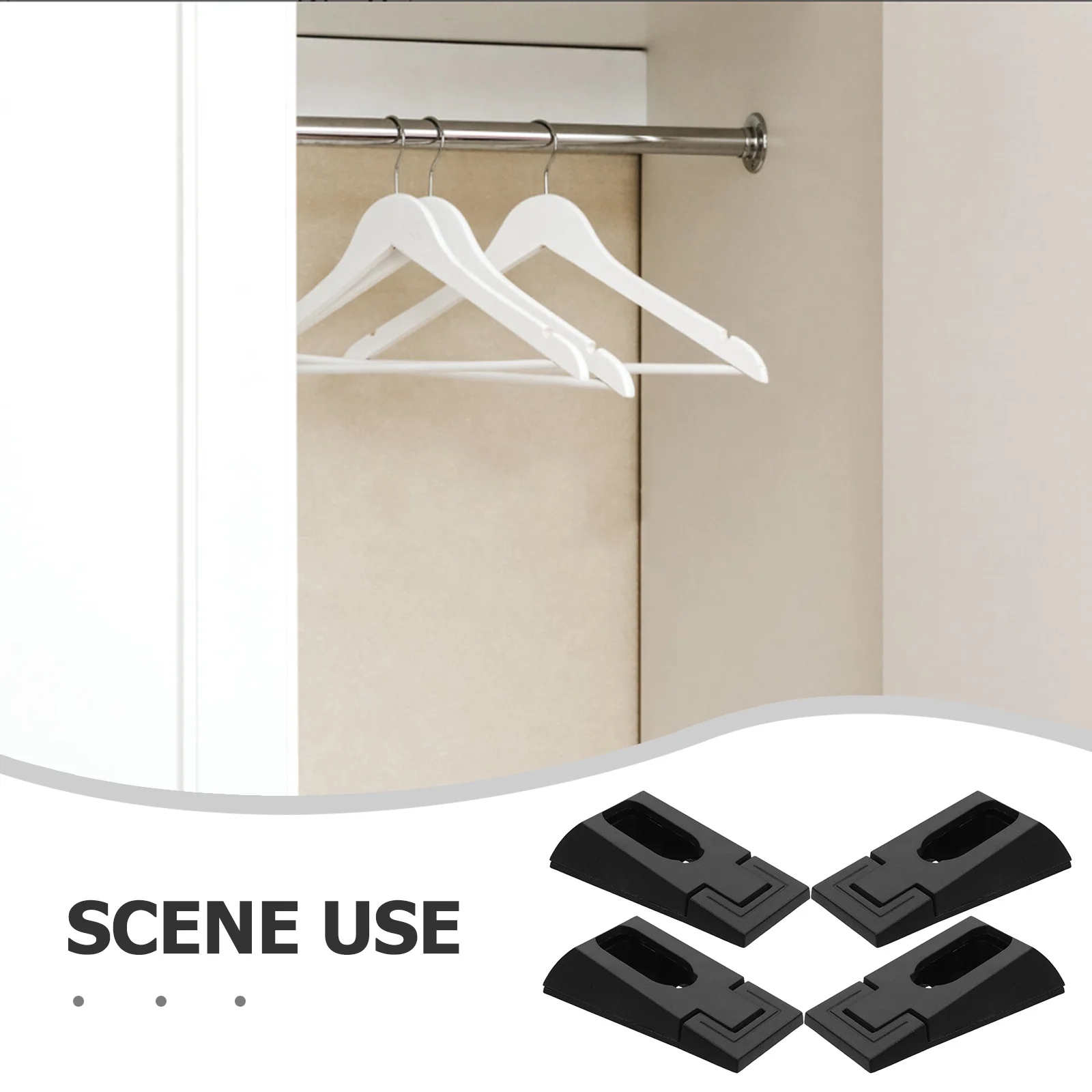 8 قطعة عمود الخزانة بين قوسين سبائك الألومنيوم الملابس قضيب حامل الثقيلة فلوش جبل نهاية دعم لخزانة دش قضيب الستارة