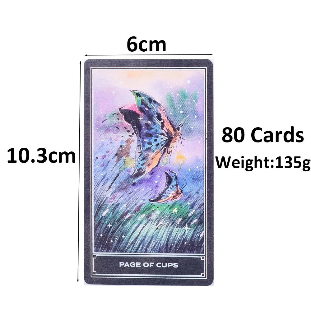 The Enchanting Earth Tarot 80-Card Deck Divination Edition Nature-Inspired Board Game