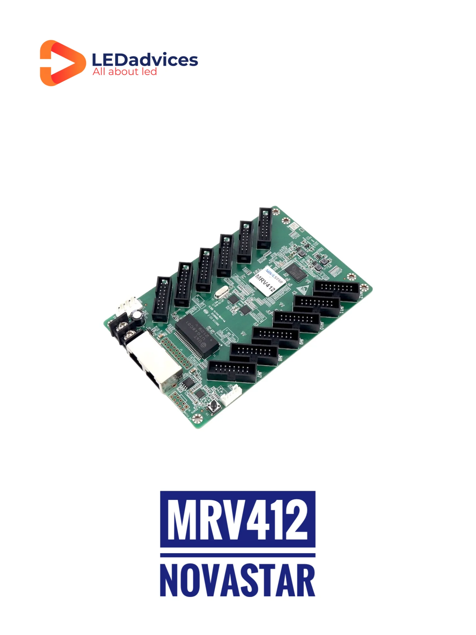 Karta odbiorcza Novastar MRV412 MRV412-N Odbiornik serii MRV Zewnętrzny Wewnętrzny Wynajem Instalacja Stała Wyświetlacz — zdjęcie produktu 7