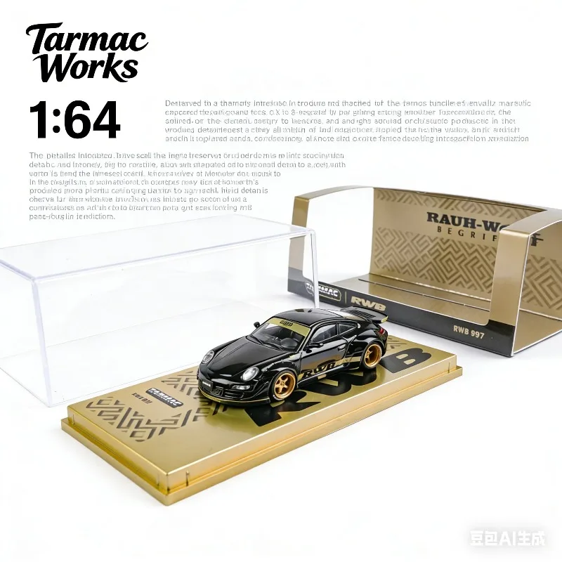 

TW 1:64 RWB 997 Wide-body Simulation Static Alloy Car Model, Boys' Holiday Gift Toy, Adult Collection Decoration Item.