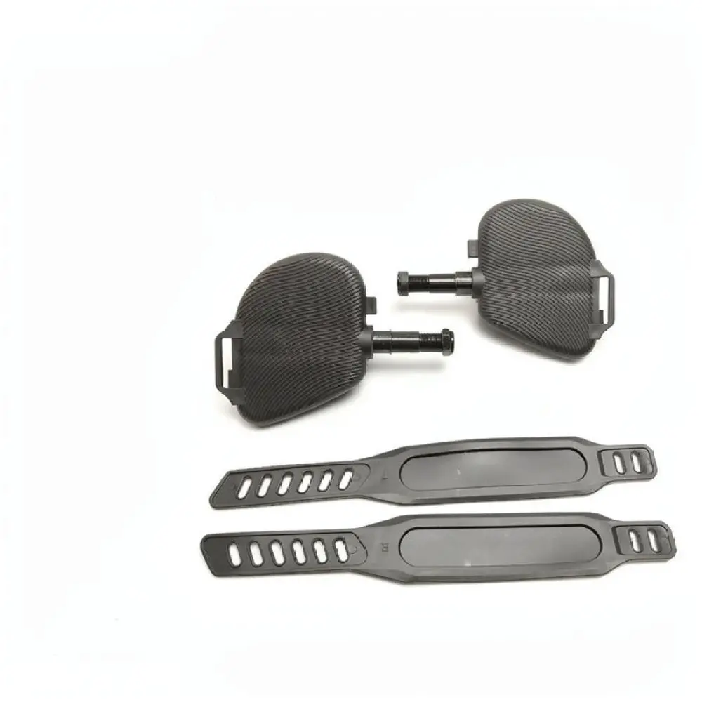 Replacement Indoor Cycling Bike Pedals Non Slip Footrest Fitness Equipment Parts Extended Spindle Durable Cycle Gear