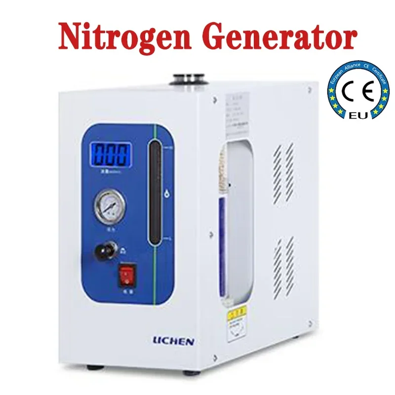 

Nitrogen Generator 500ml/min LCD Display 220V150W High Purity Nitrogen Gas Source Equipment with Gas Chromatograph