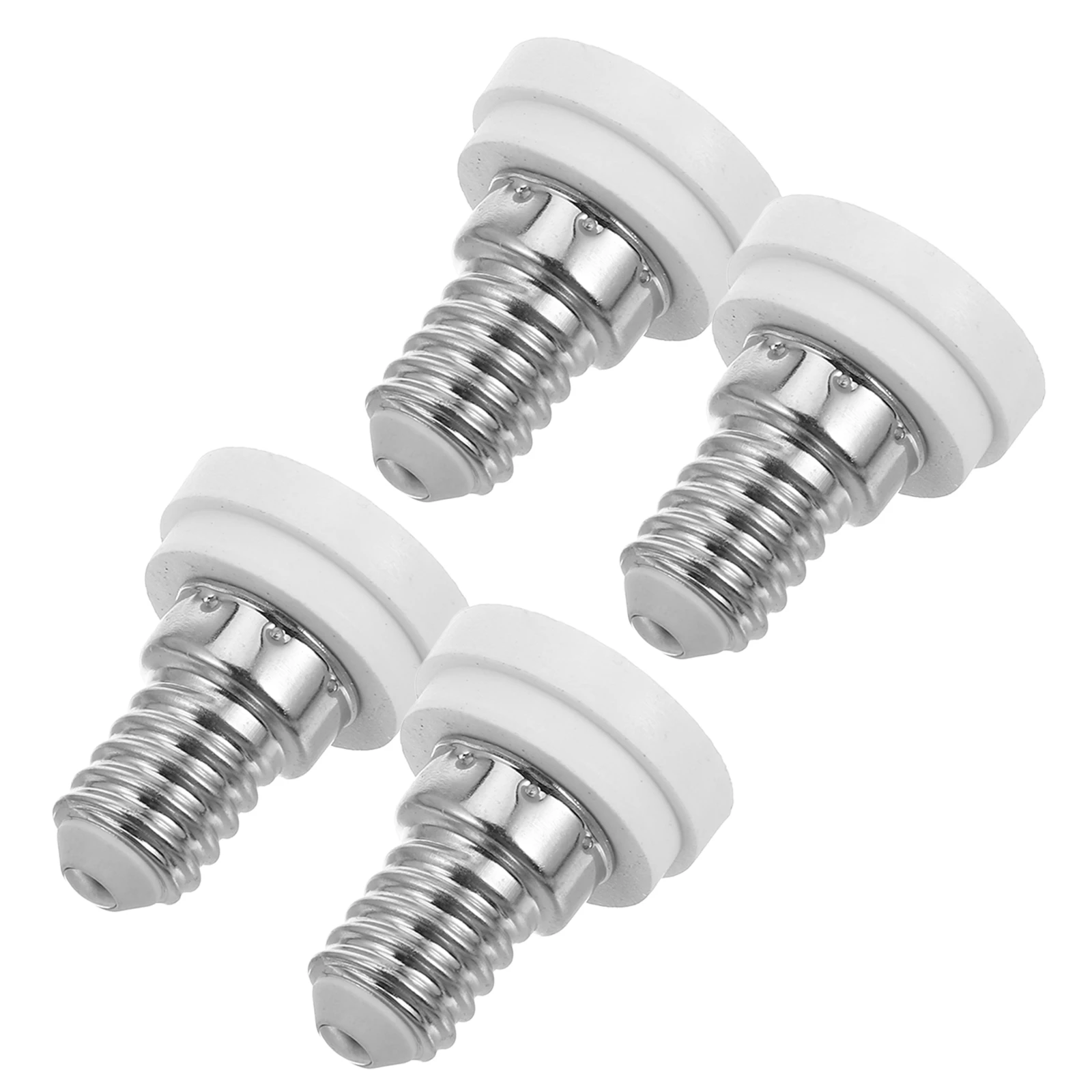 

6pcs E14 to E12 Length Lamp Head Converter Light Bulb Socket Extender Candelabra Adapter LED Holder Voltage 100 230V