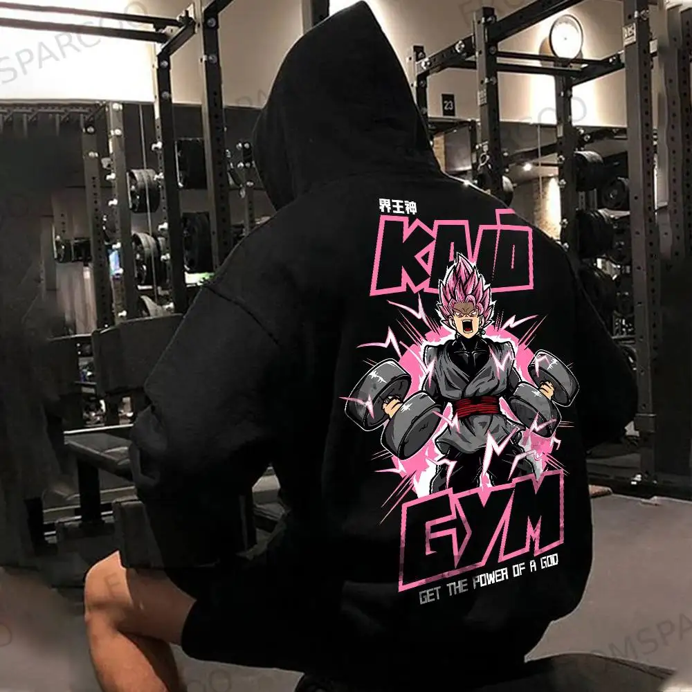 

Goku Anime Hoodie 100 Cotton Unisex Fleece Lined Pocket Design Oversized Lightweight Loose Fit Autumn Winter Casual