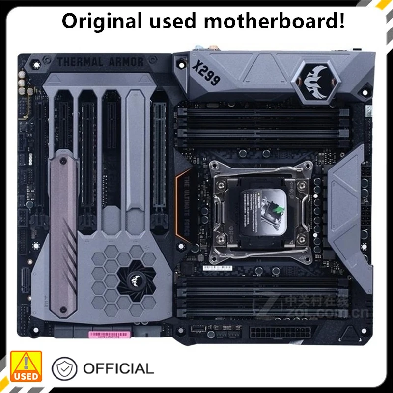 

For TUF X299 Mark 1 Used original For Intel X299 Socket LGA 2066 DDR4 128G motherboard LGA2066 Mainboard