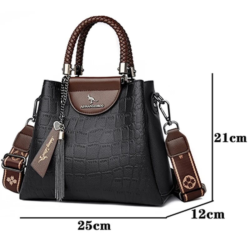 Nuove borse di lusso in morbida pelle borsa da donna Designer Ladies Large One Shoulder Messenger Handbag 2023 tinta unita semplice Tote Bag