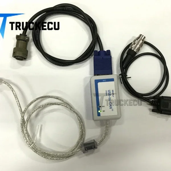 لمجموعة تشخيص MTU (USB-to-CAN V2) Diasys 2.7 USB مفتاح IXXAT USB إلى CAN V2 مدمج + كابل MTU ADEC + MTU MDEC