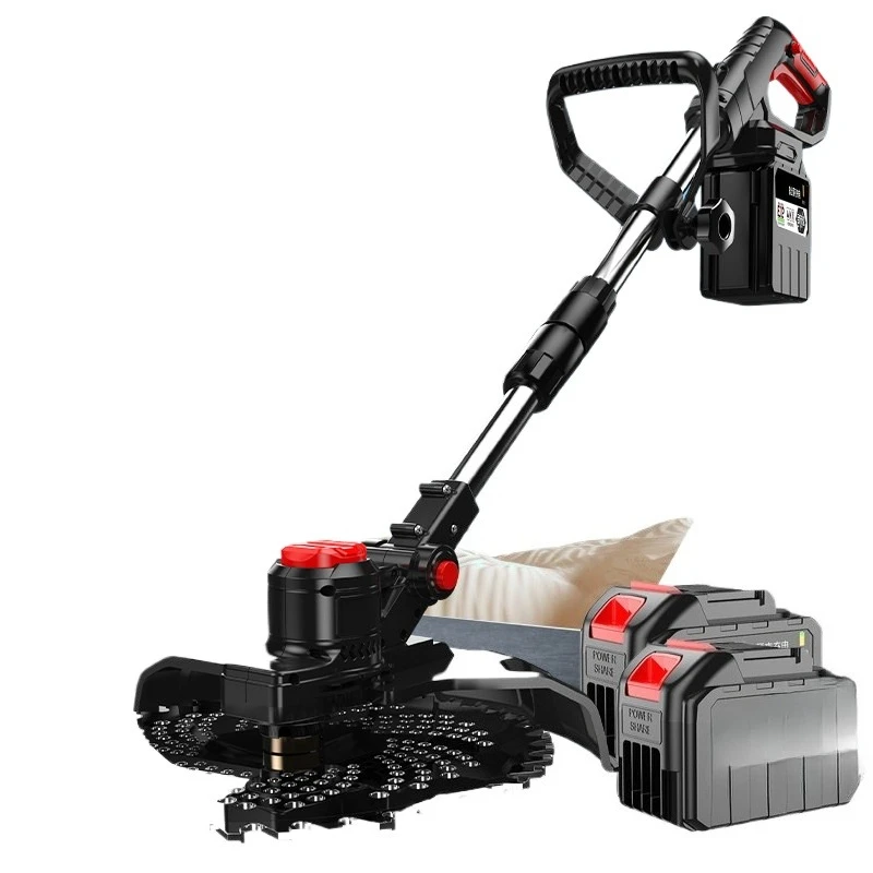 New rechargeable electric lawn mower, high-power lithium battery, small household lawn mower, lawn mower, garden power tool
