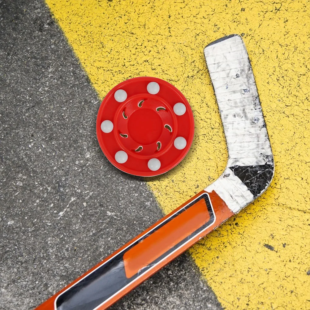 Rondelle de Hockey professionnelle, 2 pièces, balles durables pour pratiquer les jeux en Pp pour enfants