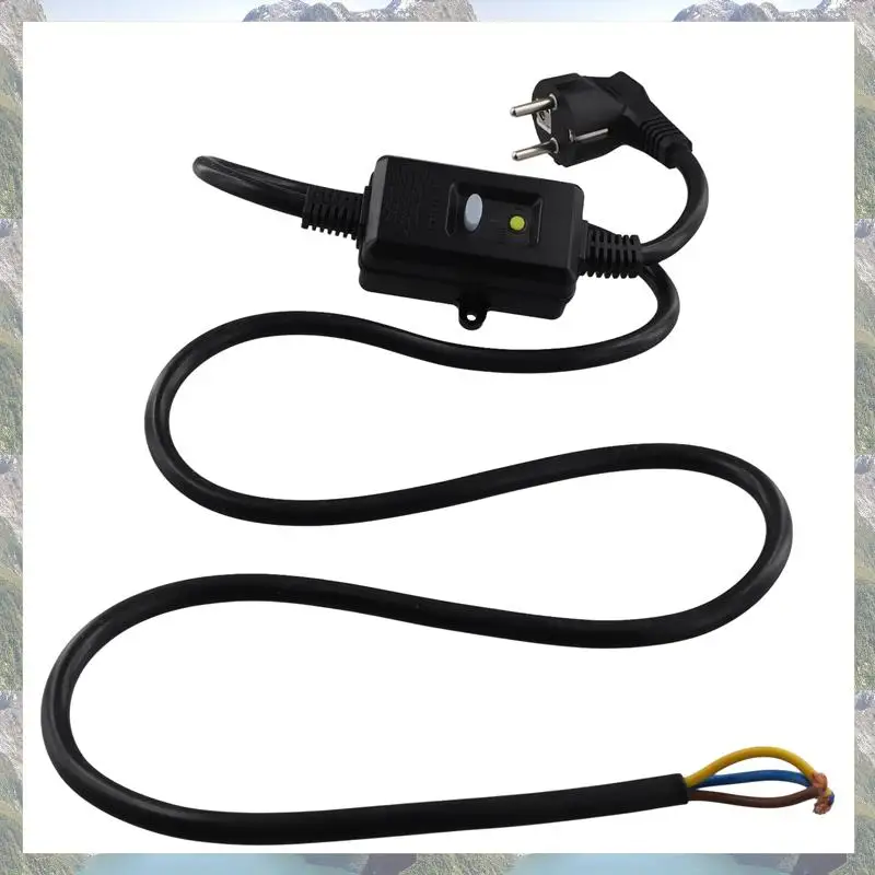 2025 New-FI Circuit Breaker Socket Residual Current Circuit Breaker Plug With Cable,Personal Protection Adapter EU Plug