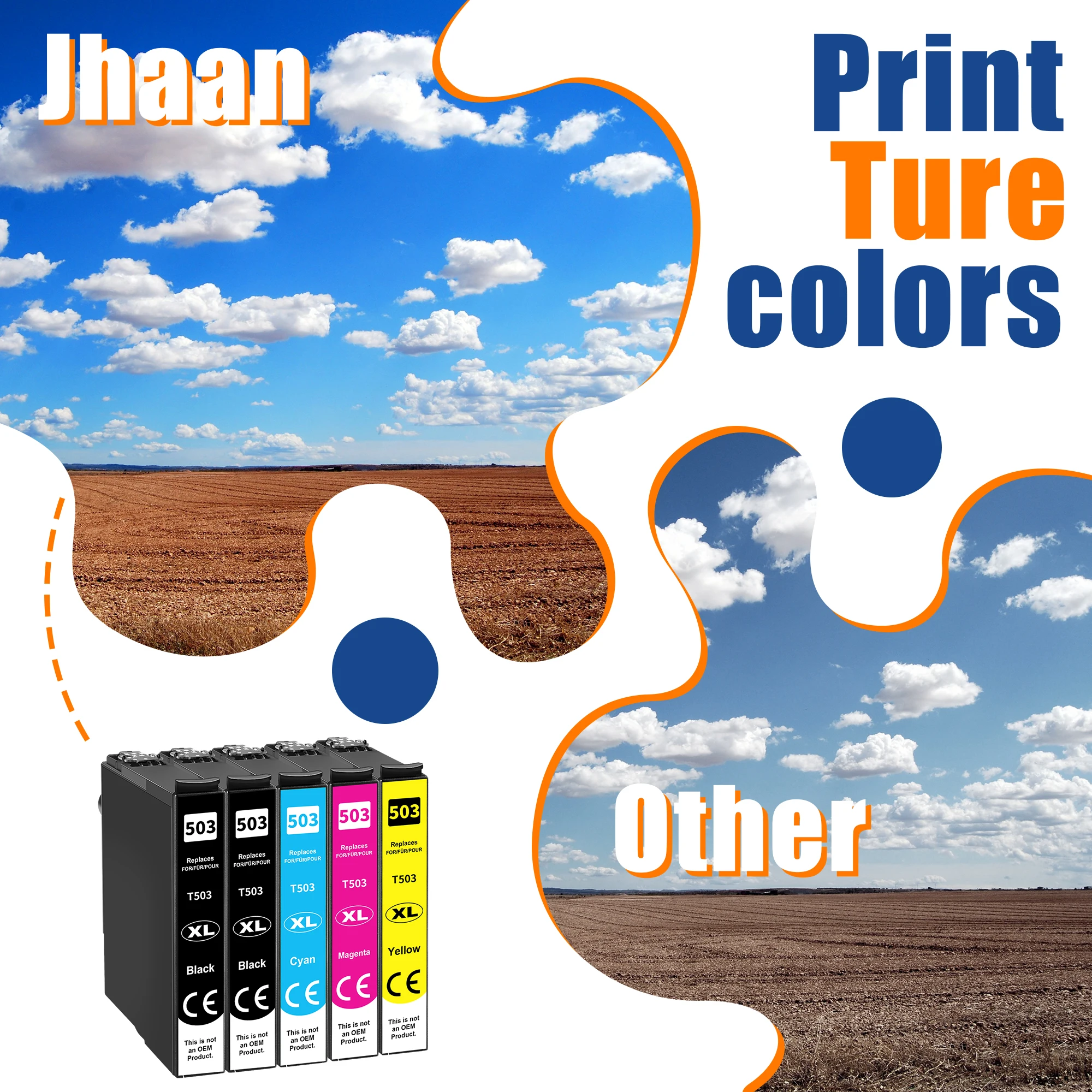 Jhaan 503XL Druckerpatronen für 503XL und 503XL Multipack für Expression Home XP-5200 XP-5205 XP5200 – Detail 4