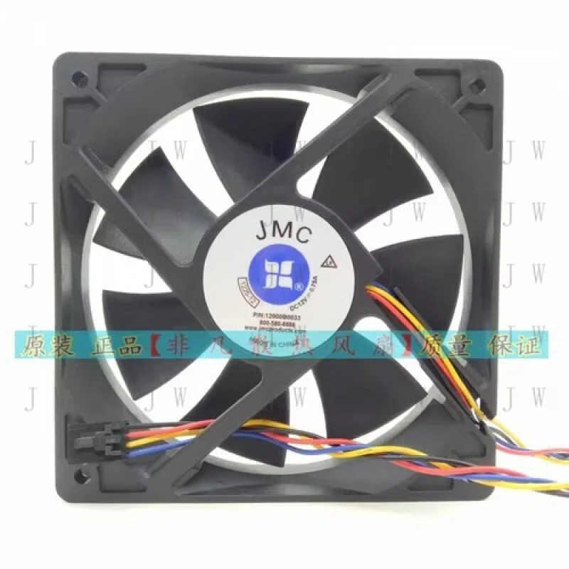 

DDZ для JMC 12000B0033 1225-12 12 В 0,75 А 12 см 12025 4-контактный корпус охлаждающий вентилятор