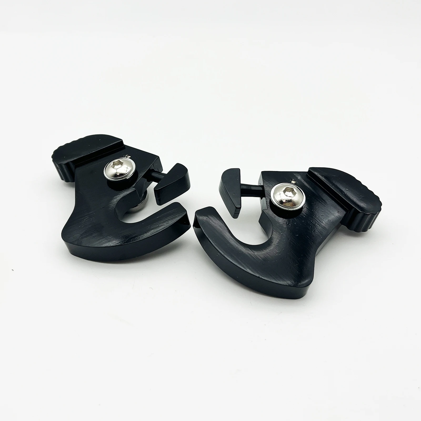 Motorcycle Black Detachable Rotary Sissy Bar Luggage Rack Latch Clips For Harley Softail Sportster 883 1200XL Touring Glide