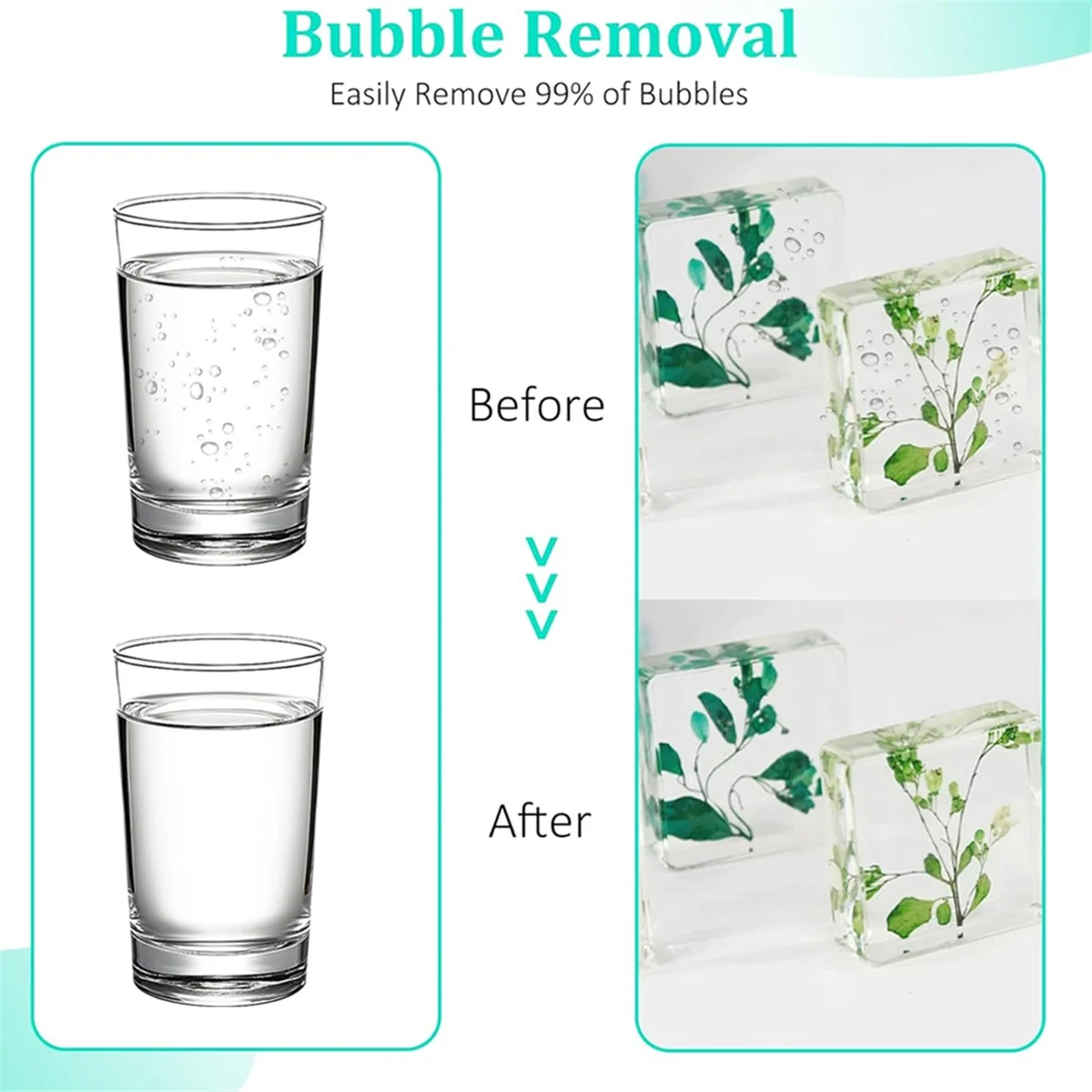 جديد الراتنج فقاعة مزيل 3-9 دقائق كفاءة 99% فقاعة إزالة-95kPa الراتنج فراغ 2L راتنجات الايبوكسي آلة الرش الولايات المتحدة التوصيل