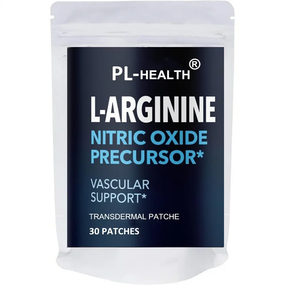 30 Patches L-Arginine for Men L-Arginine L-Citrulline Complex with Beet Root for Male Health Transdermal Patches