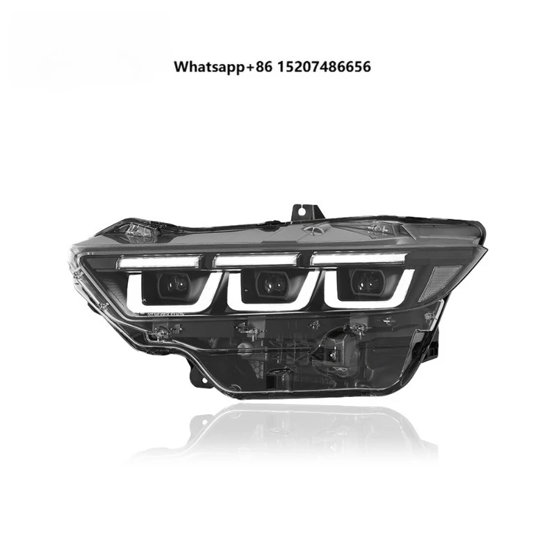 LED Headlight Assembly for S650 2024-2026 Triple Projector Dual Beam Turn Dynamic Startup Plug Play