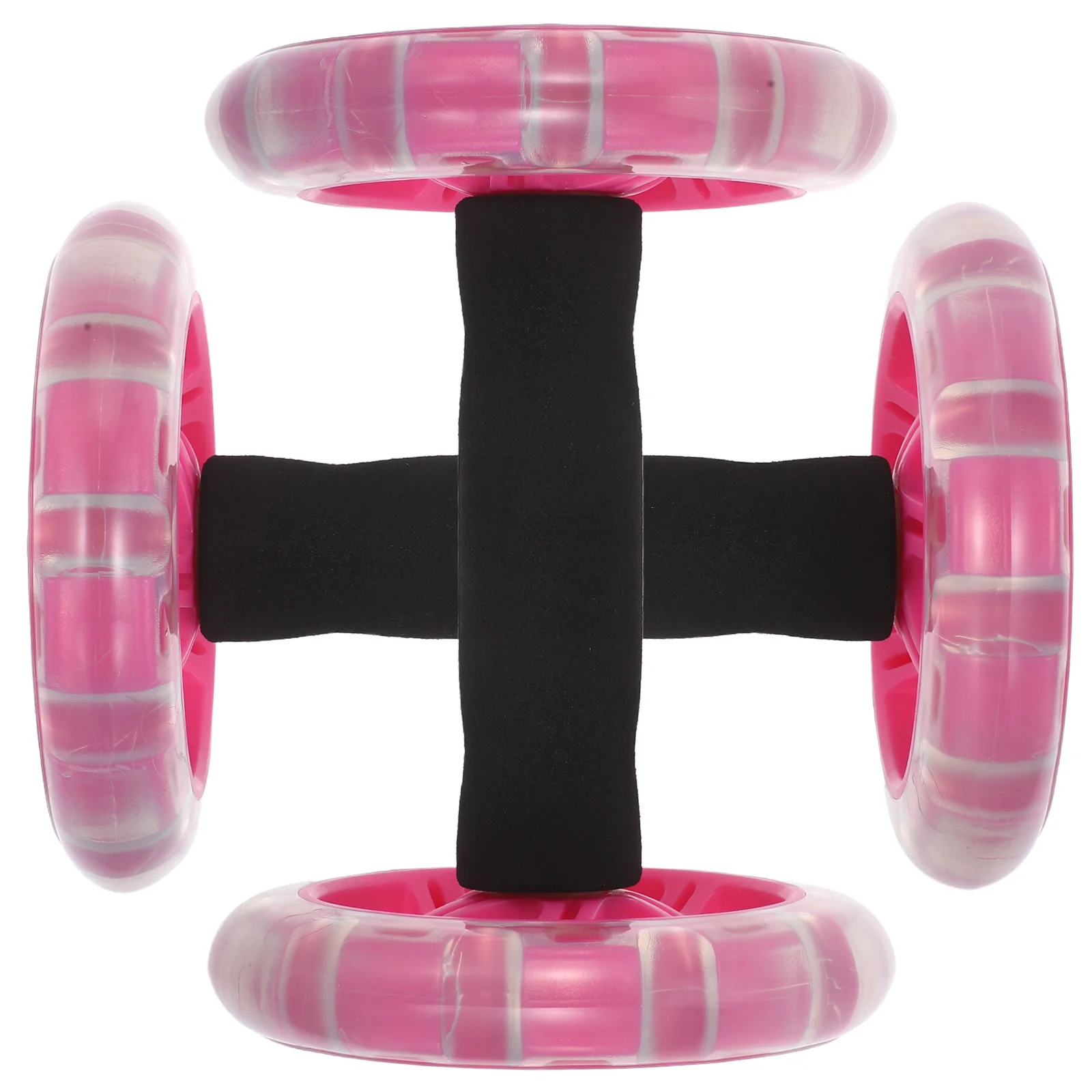 

2Pcs Double Wheel Ab Roller Ab Wheel Core Workout Fitness Abdominal Exerciser Home Gym Yoga Fitness Roller Abdominal Exerciser