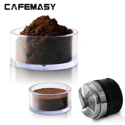 Coffee Tool Transparent 53/58/58.5mm Coffee Tamper Clear Measuring Powder Bowl Round For Observing Coffee Tamping & Distributing